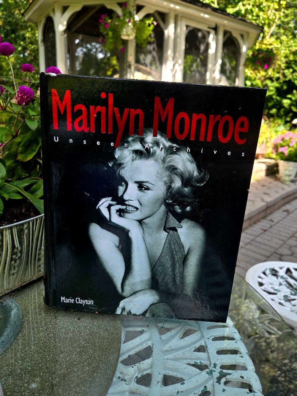 Marilyn Monroe: Unseen Archives Hardcover Coffee Table Book by Marie Clayton